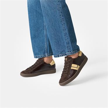 Paul Green Thick Gumsole Trainer - Chocolate